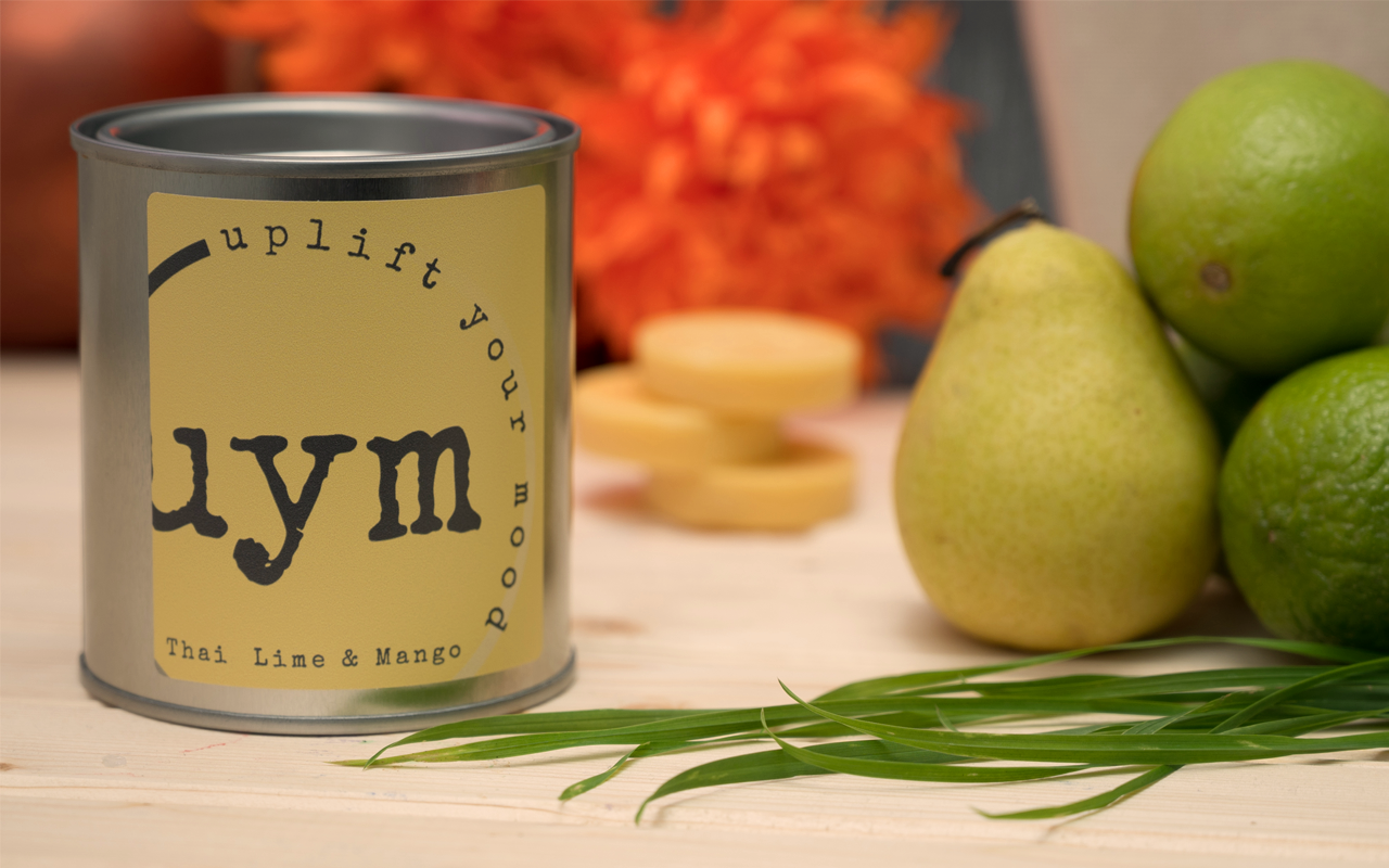 Thai Lime & Mango Scented Candle