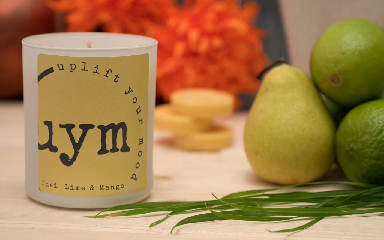 Thai Lime & Mango Scented Candle