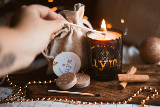 Gingerbread Candle, Christmas scented Candle